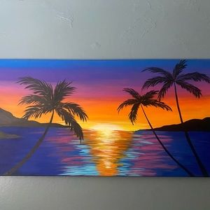 Custom Palm Tree Painting